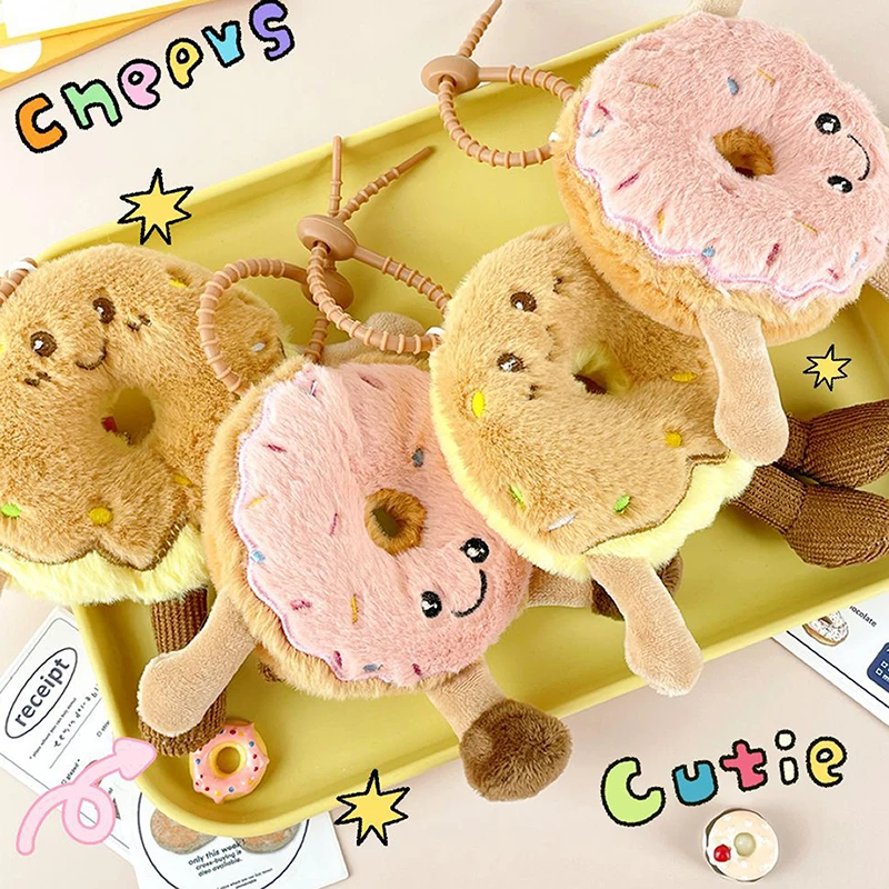1 PCS Original Cute Fun Donut Plush Doll Children's Toy Doll Doll Children's Day Gift Donut Plush Pendant