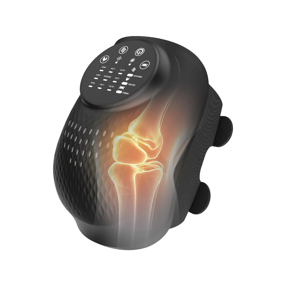 Multifunctional Smart Cordless Knee Massager Vibration Heat Air Pressure Knee Joint Knee Device Gifts for Grandma Grandpa