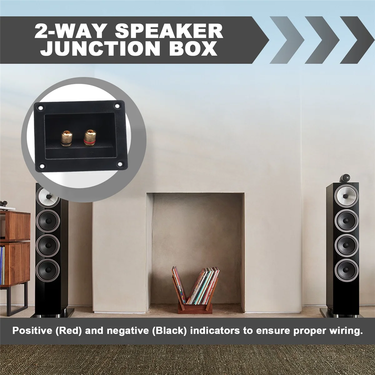 

Better Quality 2pcs DIY Car Stereo 2-way Speaker Box Terminal Spring Cup Connector Banana jack and plugs Subwoofer Plugs 93x80mm