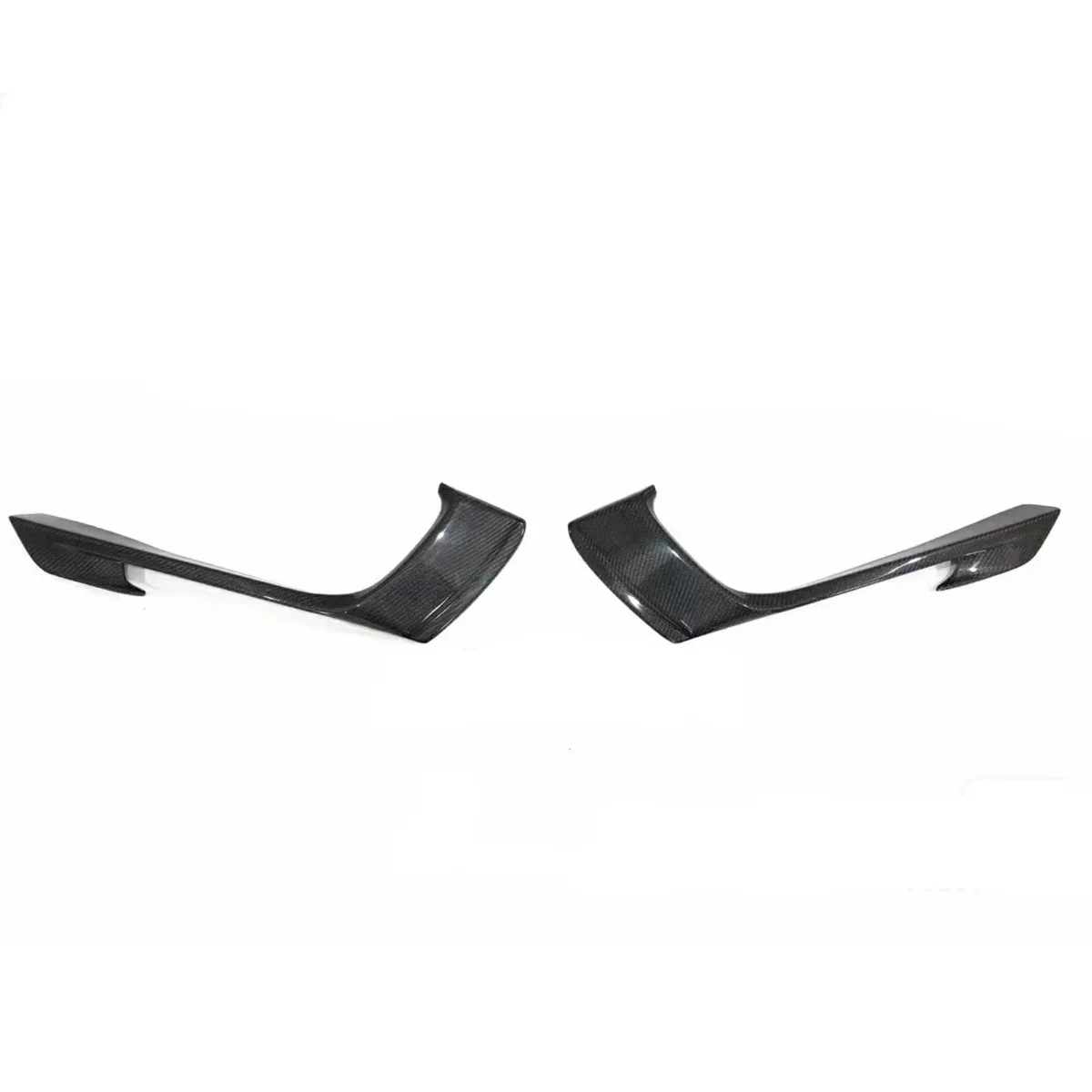 Front Bumper Side Fog Light Dry Carbon Fiber Air Vent Intake Frame Cover Trim For Porsche 718 Boxster Cayman 2016-2019 982 Coupe