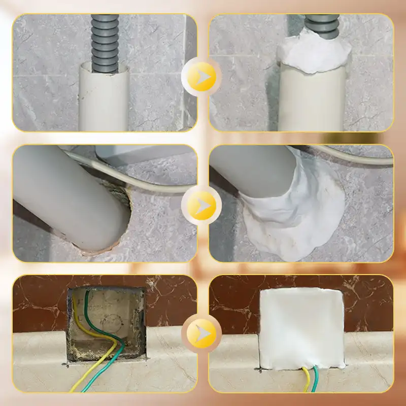 1PCS Wall Hole Mud Hole Plugging Sealing Adhesive Waterproof Insulation Sewer Blockage Air Conditioning Hole Filling