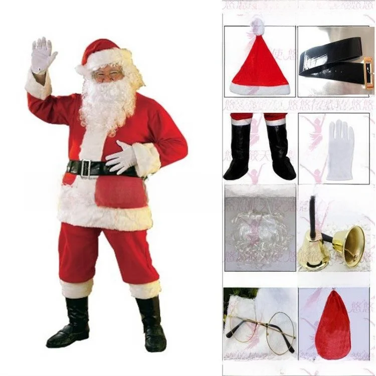 زي Cisas Velvet S Claus زي ly Cisas الزي الذهبي المخملي Cisas Sle للنساء Dr KTV زي زهرة Pa...