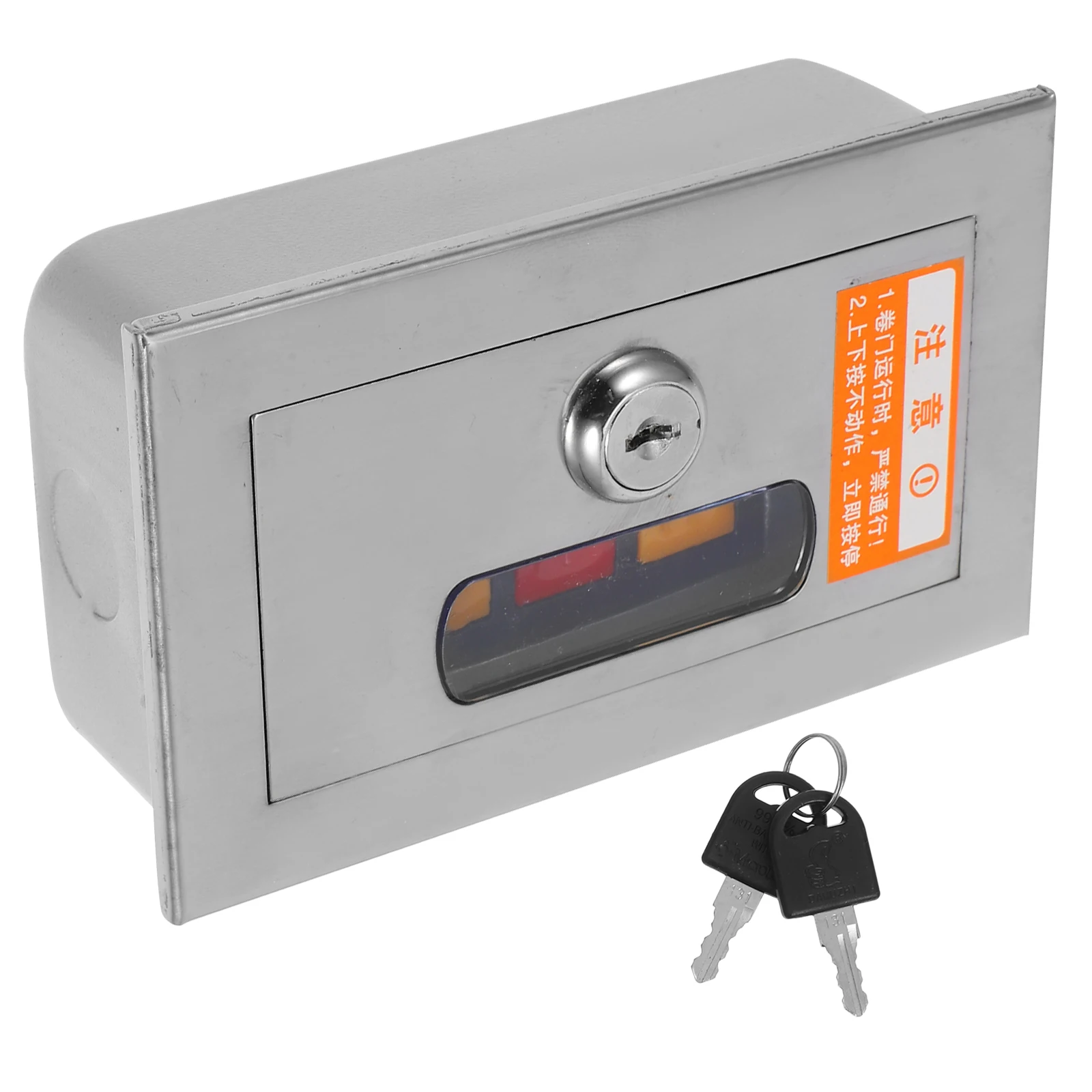 

Fireproof Roller Shutter Door Controller Manual Switch Box Push Button Starter Control Durable Security Lock Box Shutter Door