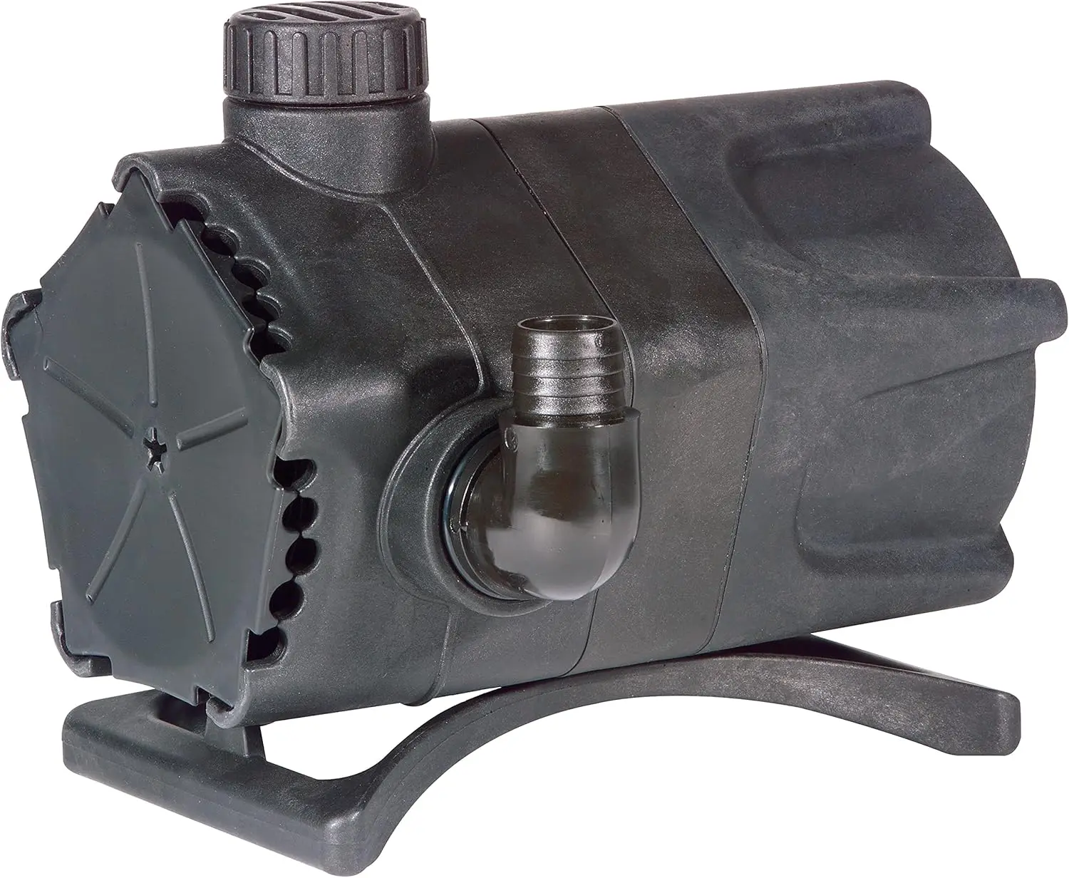 115 Volt, 4280 Dual Discharge Direct Drive Submersible Waterfall and Pond Pump, Black, 566407