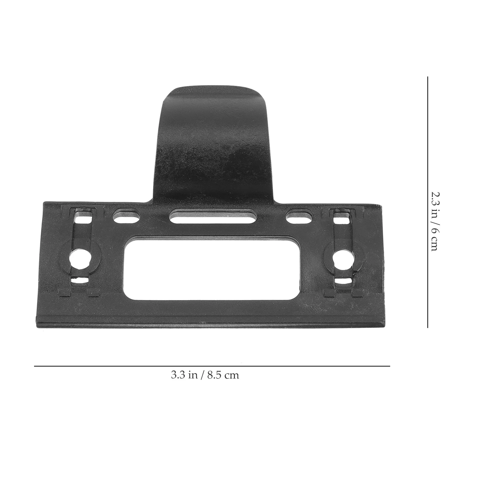 

2 Pcs Securing Clip Portable Air Pump Clamp Holder Plastic Support Bike Frame Mount