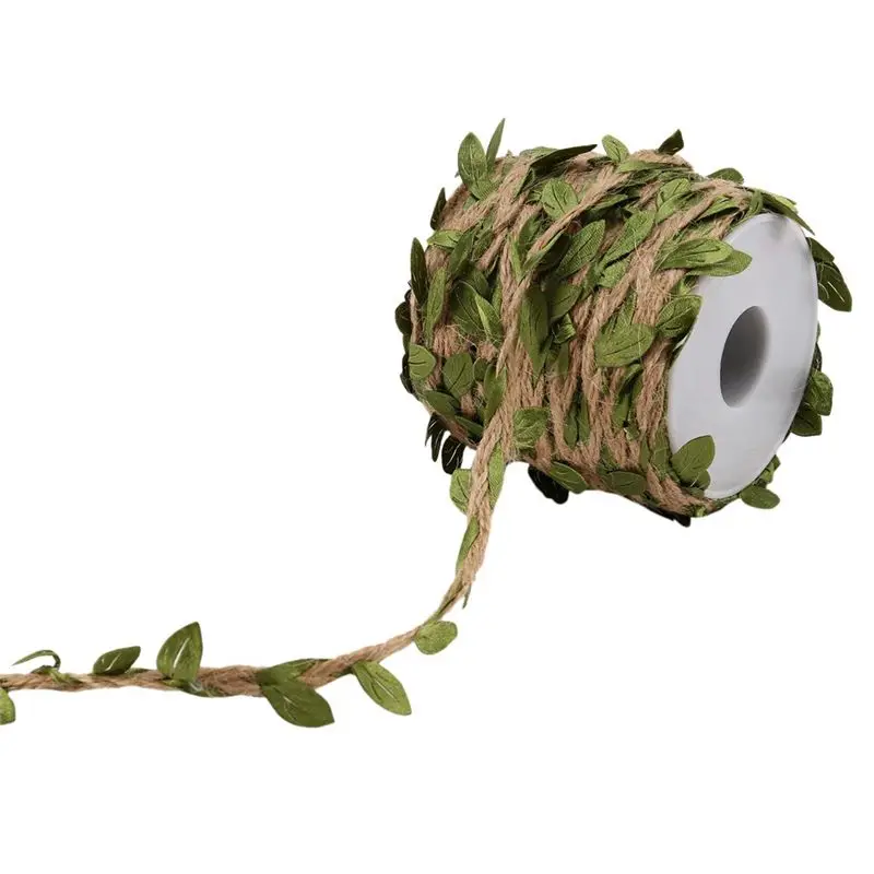 عرض ساخن-3X إكليل أوراق اصطناعية - 20 مترًا - أوراق الشجر الريفية لحديقة ليانا زينة أوراق الشجر الاصطناعية للحديقة أو الزفاف #5