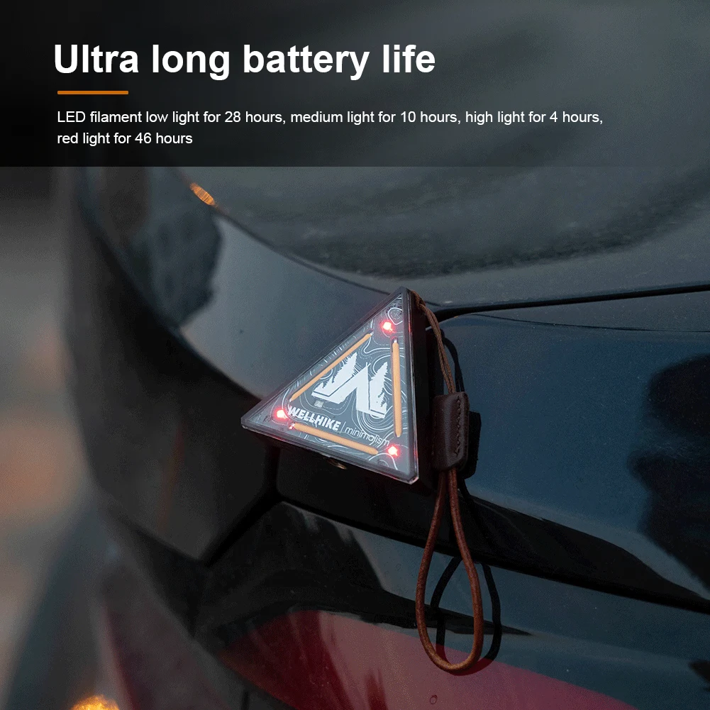 

Светодиодный уличный мини-направленный фонарь с 4 режимами освещения, сигнальная лампа для ночной езды, зарядка типа C, водонепроницаемый для пешего туризма, рыбалки