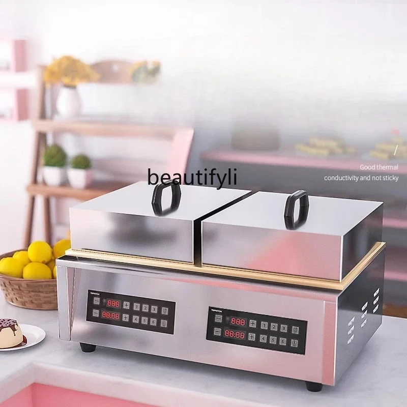 

Commercial double head intelligent temperature control causeway burner muffin cake snack equipment machinesmt61