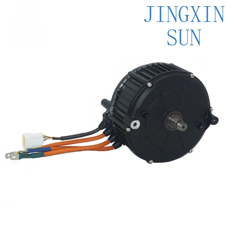 QS165 V2 35H 5000W 72V 100KPH IPM PMSM QS MOTOR Mid Drive Motor Belt Pully
