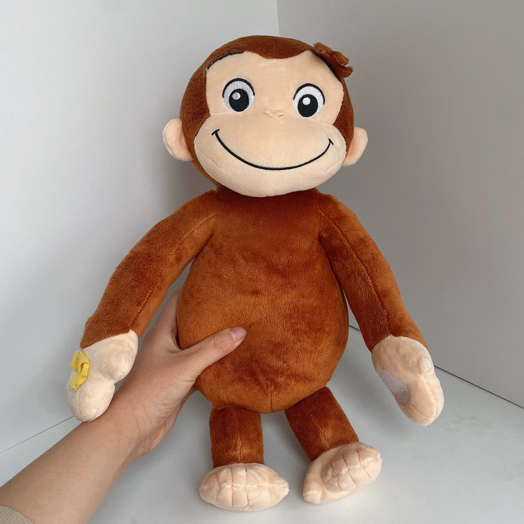 

New Cute Kawaii Curious George Monkey Plush Kids Stuffed Animals Toys For Children Gifts 40CM