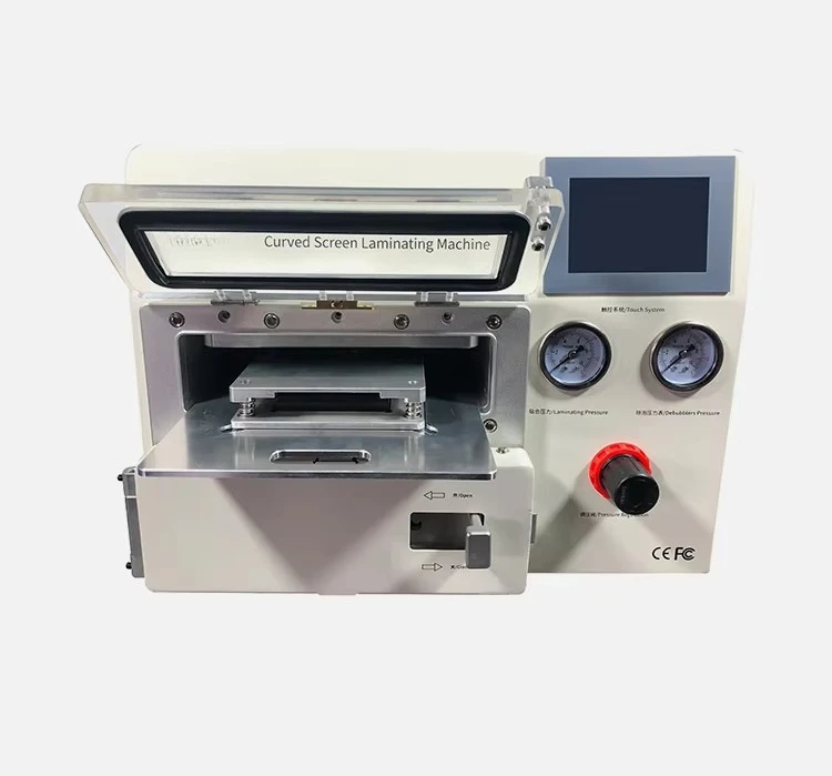 

508A Electric Curved Screen Laminating Air Bubble Remover Machine 1-Year Warranty for iPad Without Moulds