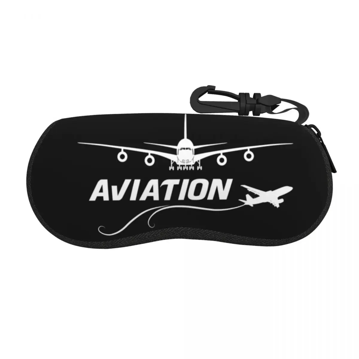 Custom Aviation Lover Sunglasses Soft Case Airplane Pilot Aviator Air Fighter Shell Eyeglass Case Protective Box For Glasses