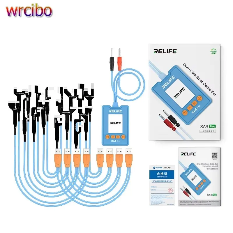 

RELIFE XA4 Pro IPX-16PM Шнур питания с регулируемым выходом Модульный расширяемый 2-дюймовый HD-дисплей Управление напряжением и током