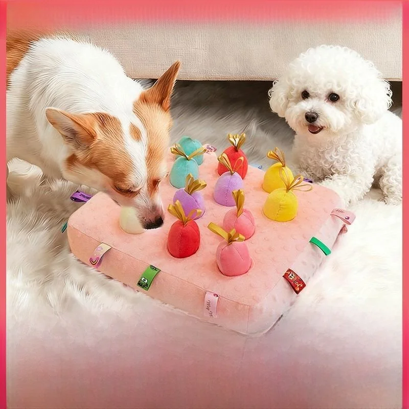 

Игрушка для собак: морковка-тягач, устойчивая к жеванию, мультяшная, развивающая обоняние, для самостоятельных игр, износостойкая