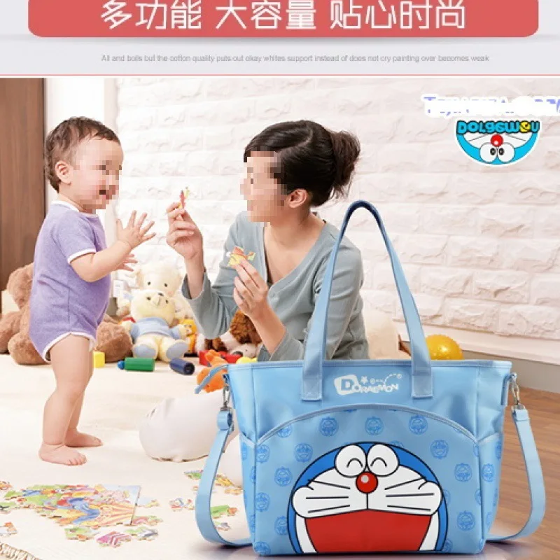 

jingle cat handbag cute Doraemon women diaper storage travel bag cartoon shoulder messenger bag