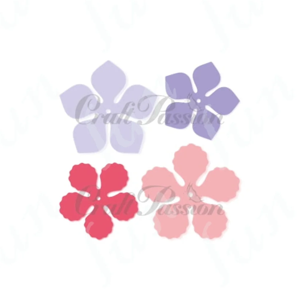 2024 New Arrival Metal Cutting Dies Forget-Me-Not Flowers Cut Die Mold Craft Decoration Embossing Template DIY Handmade Knife
