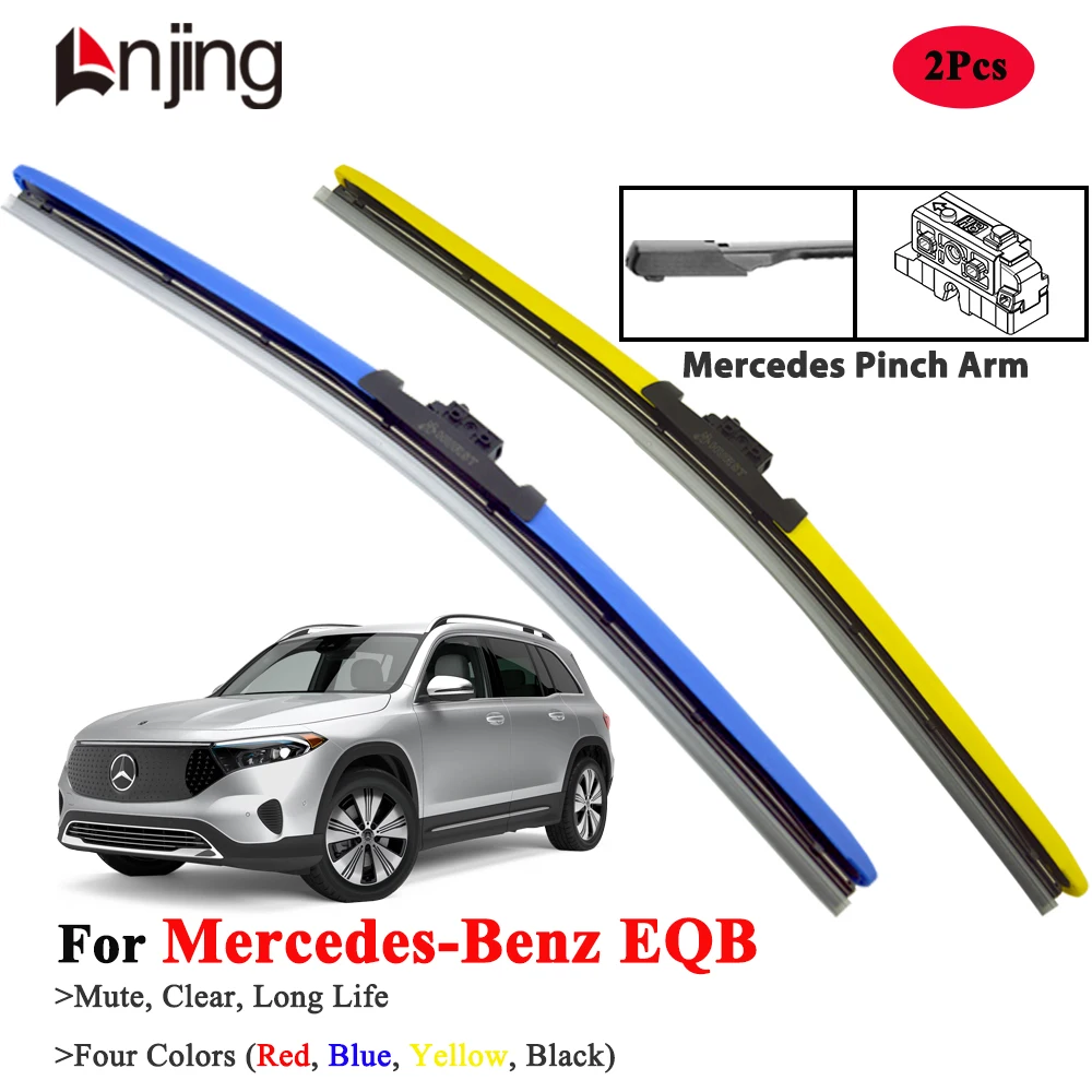 

LNJING Hybrid Wiper Blades For Mercedes Benz EQB EQB250 EQB300 EQB350 2021-Now