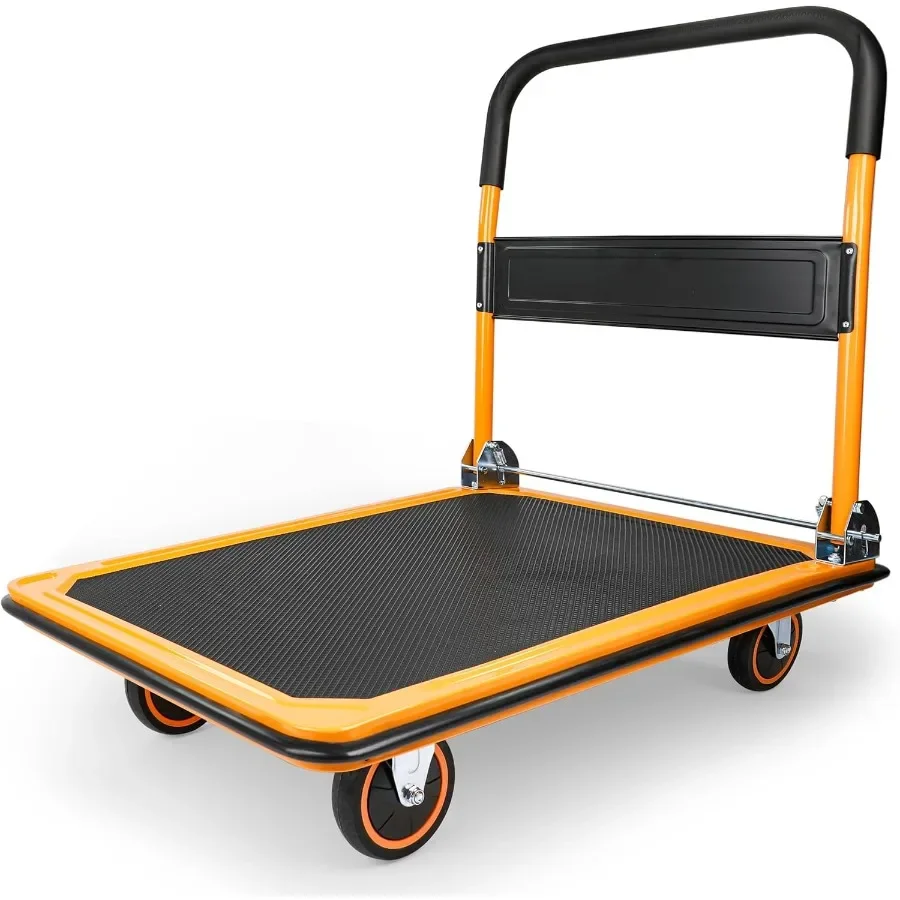 

80877- Foldable Platform Truck Push Dolly 660 lb. Weight Capacity