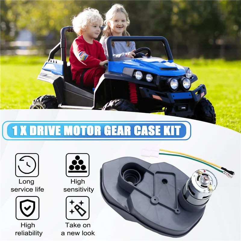 

A47F-Children Electric Car FY-750 RS775 24V 25000RPM High Speed Gear Case,Children Electric Car Reducer Gear Case