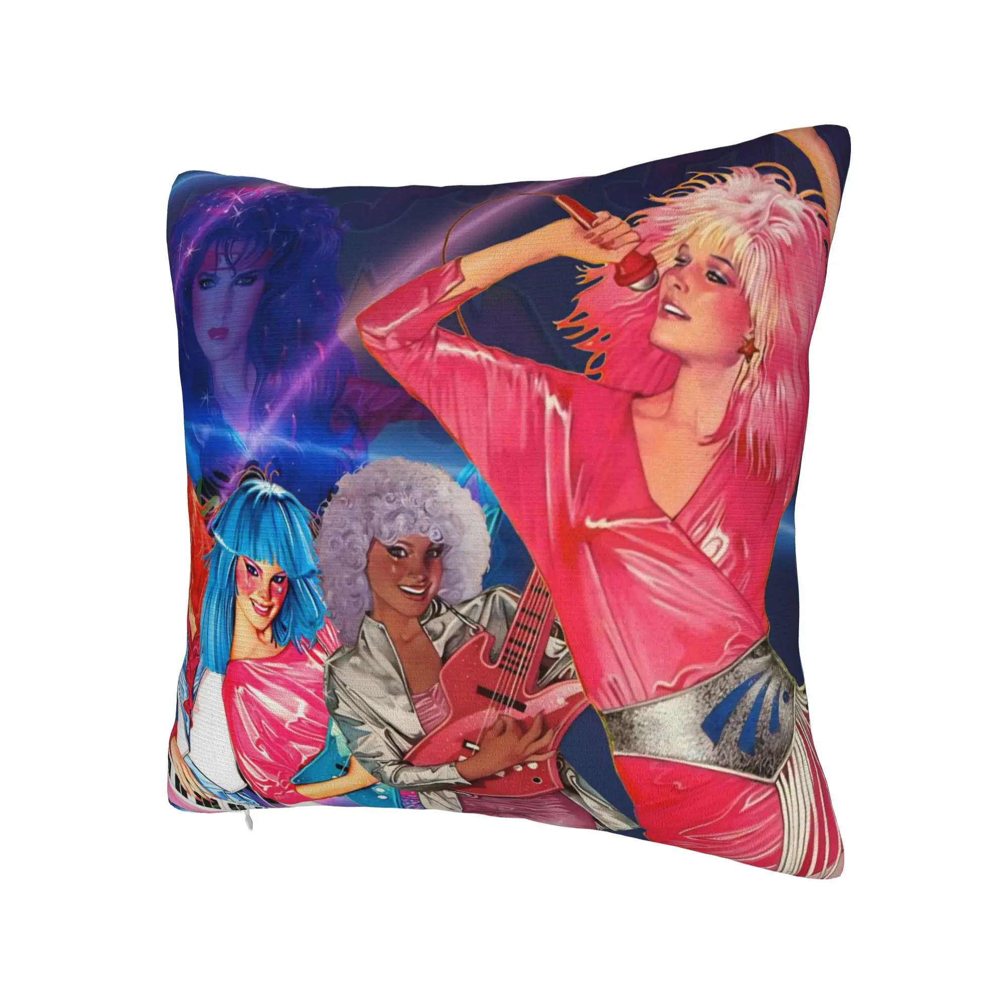 Decorative Pillowcase Jem And The Holograms Merch Sofa  Throw Pillow Case Cover Zipper Multi-Size