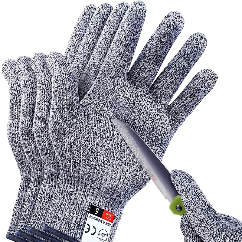 

1 Pair Security Protection Anti-Cut Gloves Cut Proof Stab Resistant Stainless Steel Wire Metal Mesh Butcher Cut-Resistant Gloves