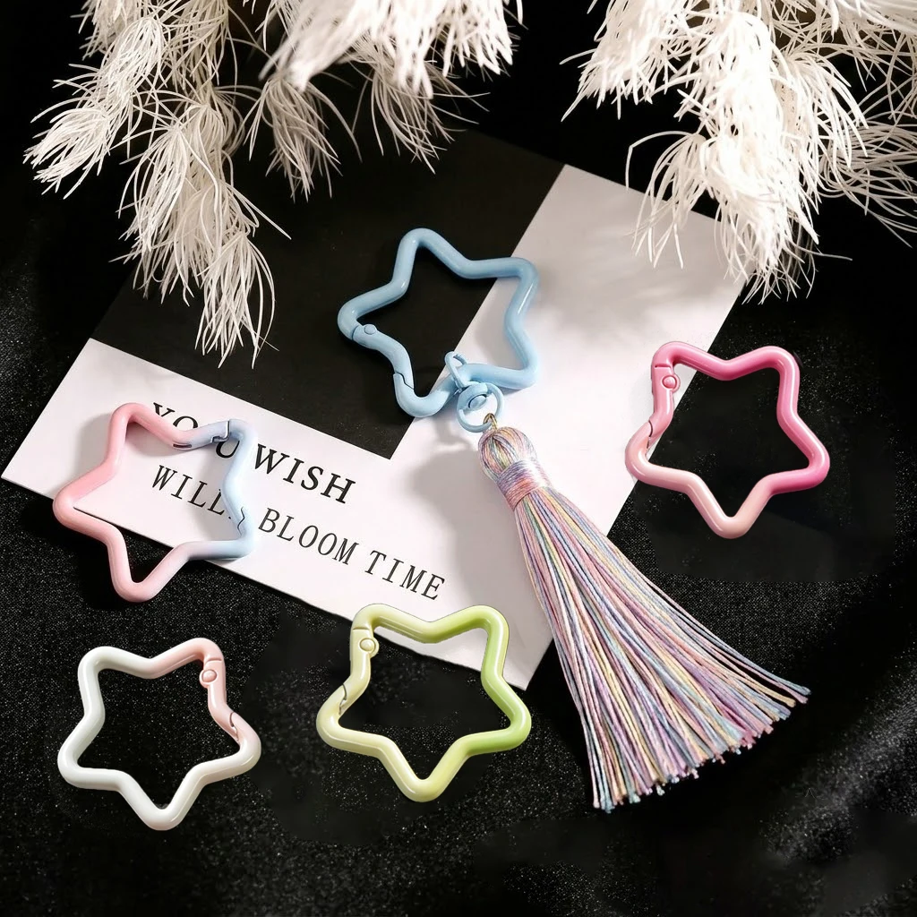5PCS Gradient Star Shape Sprin - đánh giá và giá Jewelry Making Charms