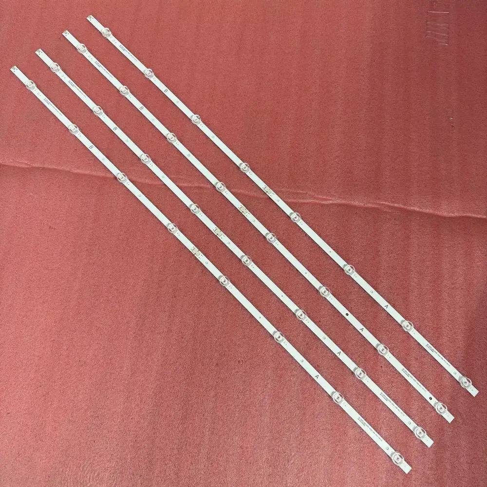 4pcs/set 8LED LED Backlight Strip for HEC R1 50 S 4K 06-50F9-EMC3030-0D20-4X8-W12-191115