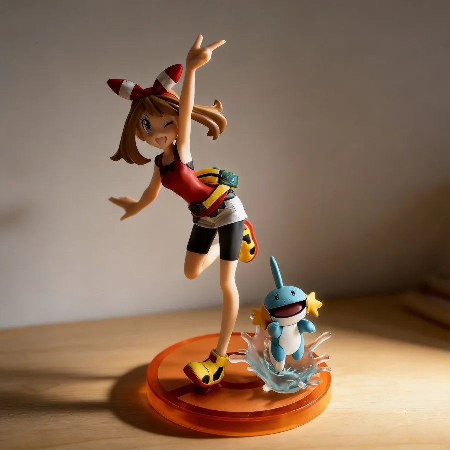 

May's Mudkip Anime Model Figure from Pokémon - 20cm Collectible Model Decorative for Anime Fans