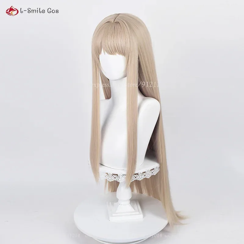 Парик для косплея игры NIKKE Viper, длинный льняной прямой парик 90 см, термостойкие синтетические волосы, парики для косплея в стиле аниме на Хэллоуин + шапочка для парика