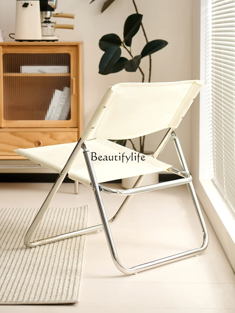 

Casual folding chair simple single balcony bedroom living room back chair