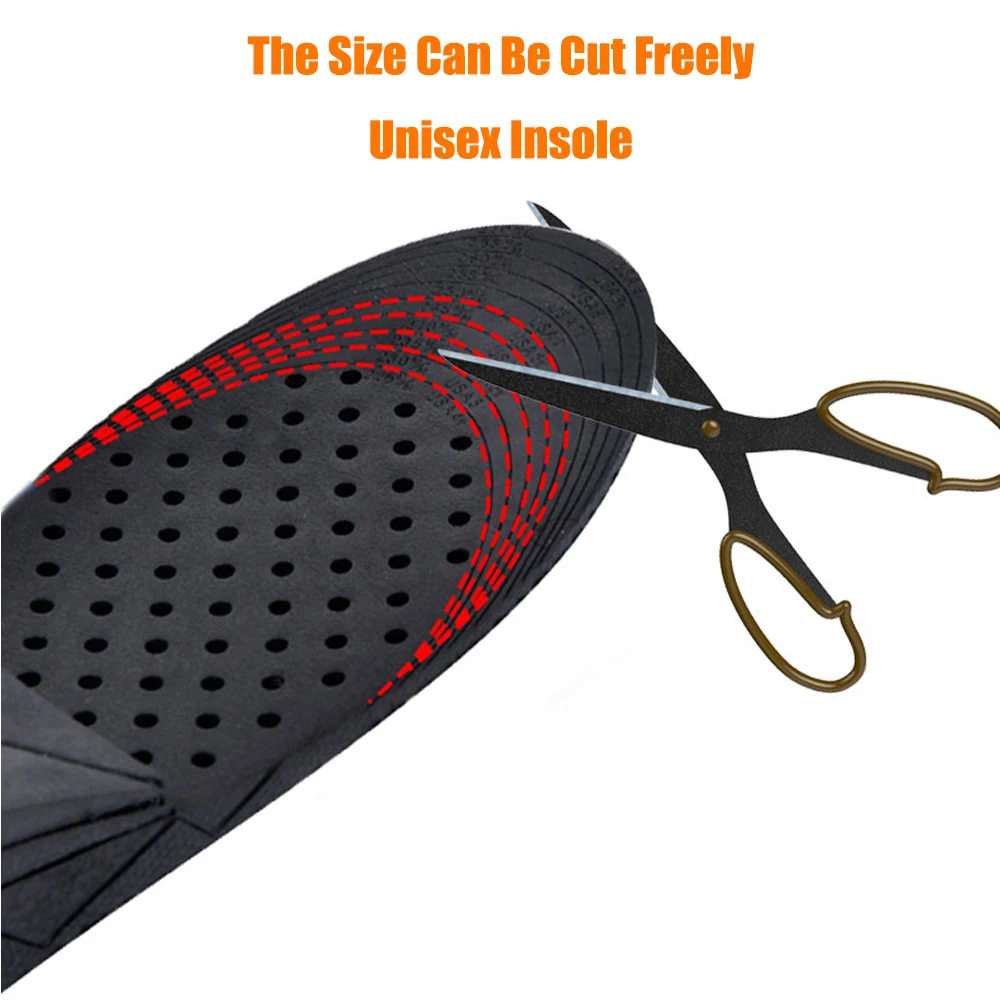 Height Increase Insoles for Man Woman Invisible Heightening Template Air Cushion Shoe Inserts Sport Shock Absorbing Shoes Pads
