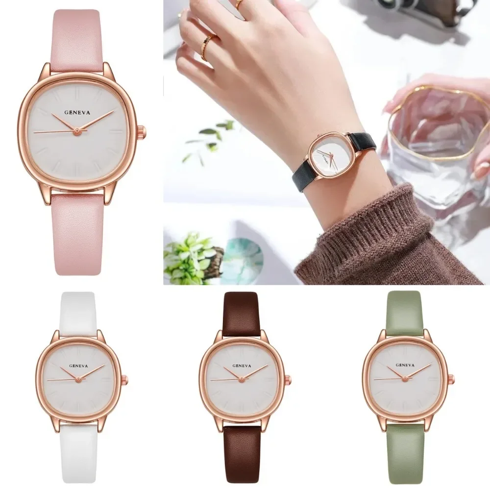 Casual Women's Watches Simple Quartz Wristwatches Leather Watches Students Clock Ladies Watch Gift Para Mujer Relogio Feminino