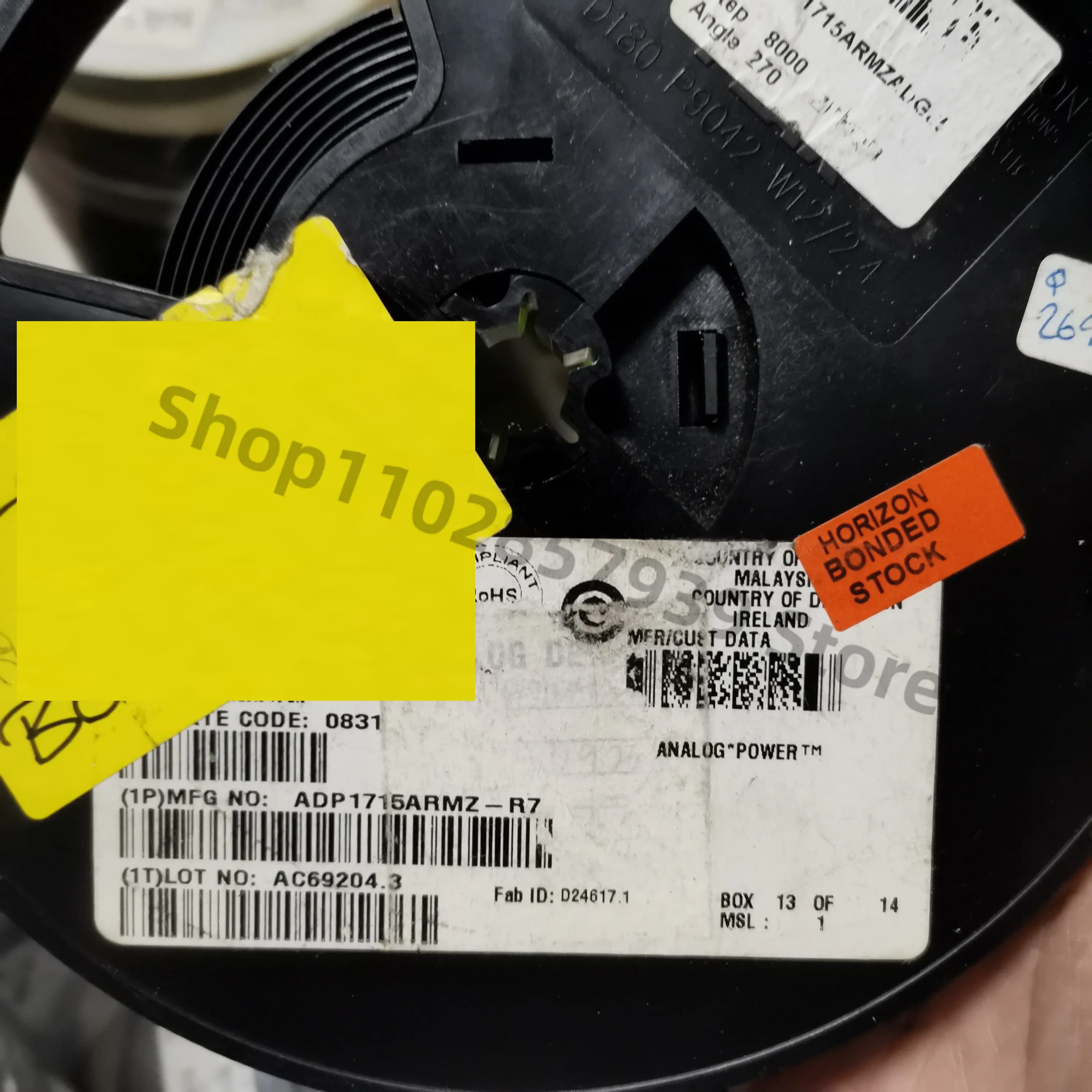 

ADP1715ARMZ-R7 10 шт./лот IC REG LIN POS ADJ 500MA 8-MSOP Линейный стабилизатор напряжения