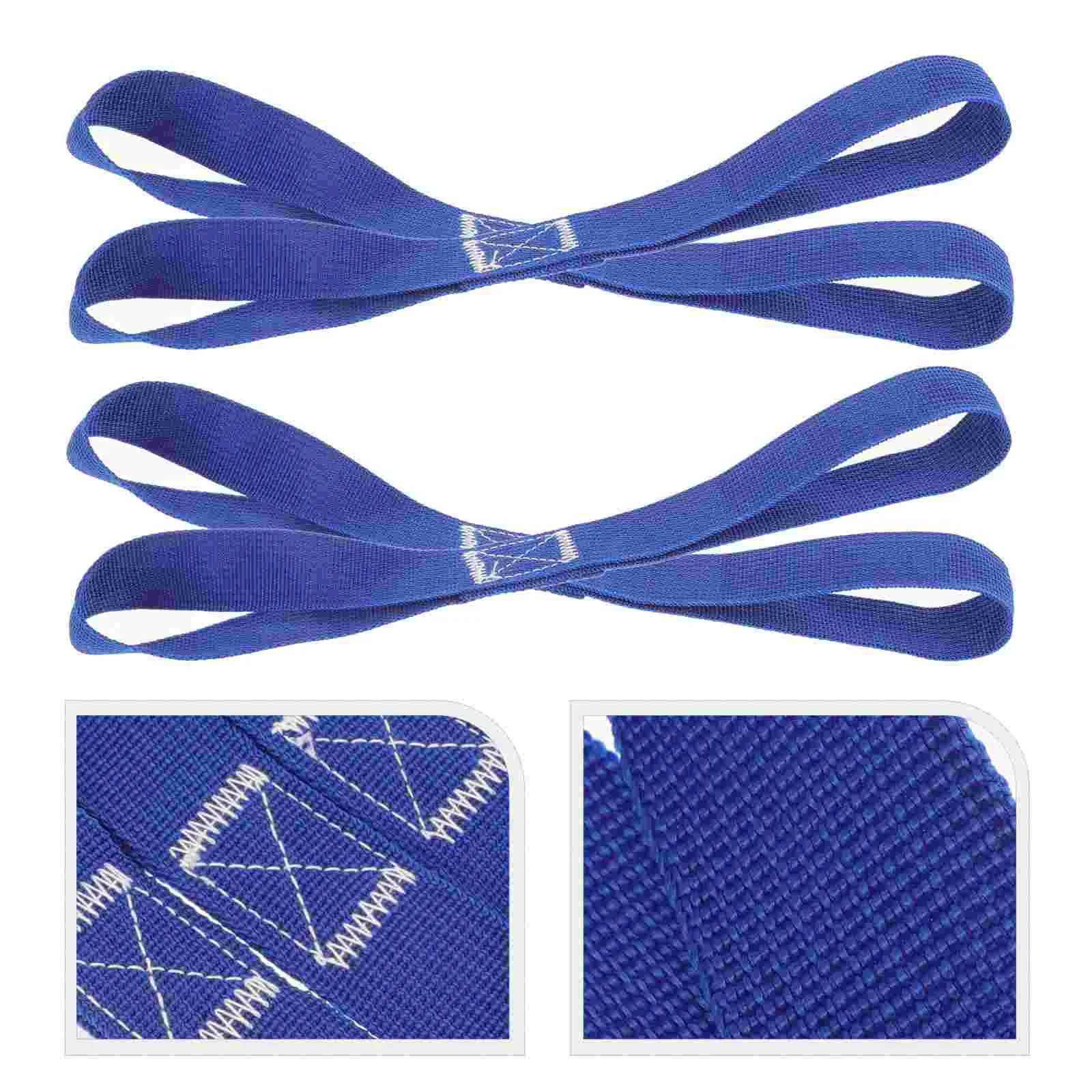 5 Pcs Motor Bike Luggage Tie Rope Motorcycle Straps Short Conveyor Belt Soft down Loops Scooter Secure Blue for Trucks