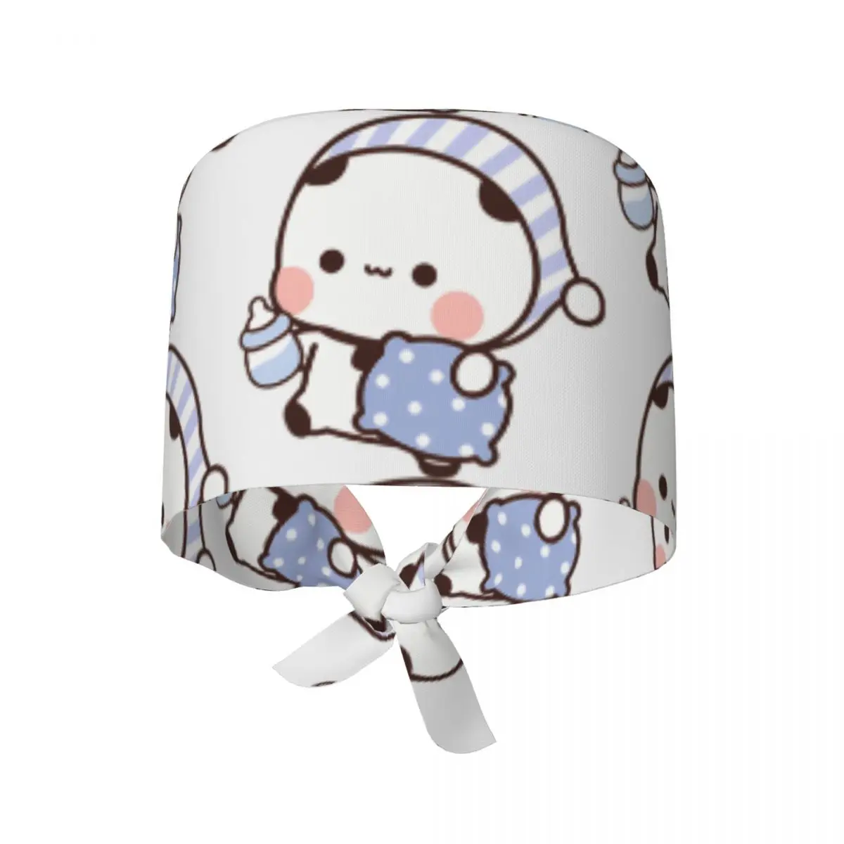 Medical Hat Dudu Bubu Scrub Caps For Unisex Women Adjustable Going To Sleep Nurse Hats Kawaii Long Hair Working Caps