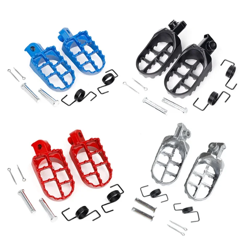 Motorcycles Parts Tools High Strength Foot Pegs 3 Universal For PW50 80 TW200 Dirt Bike Rubber Frame Pedal Motocross Accessories