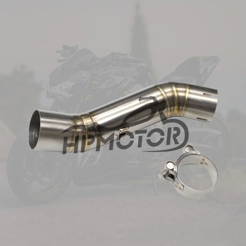 

Motorcycle Exhaust Middle Pipe suitable for Honda CBR300 CBR500R CB500X CBR400R CB400X Stainless Steel Silve