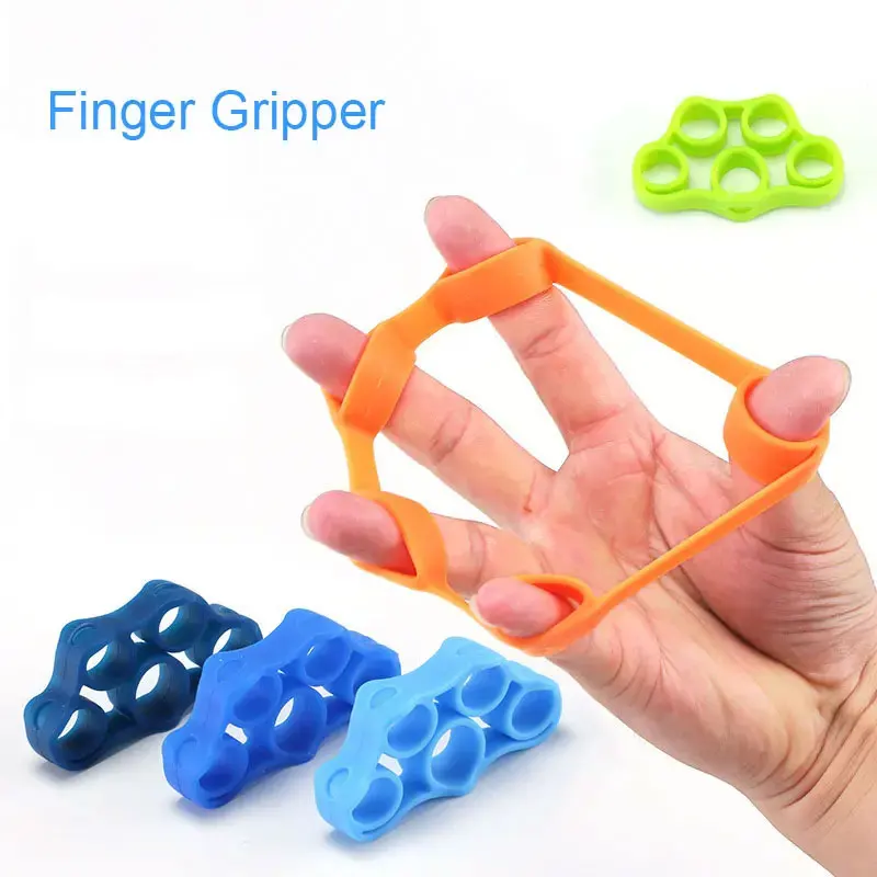 3pcsRubber Hand Grip Strengthener – Boost Finger & Wrist Flexibility, Portable Exercise for Rehabilitation and Stress Relief