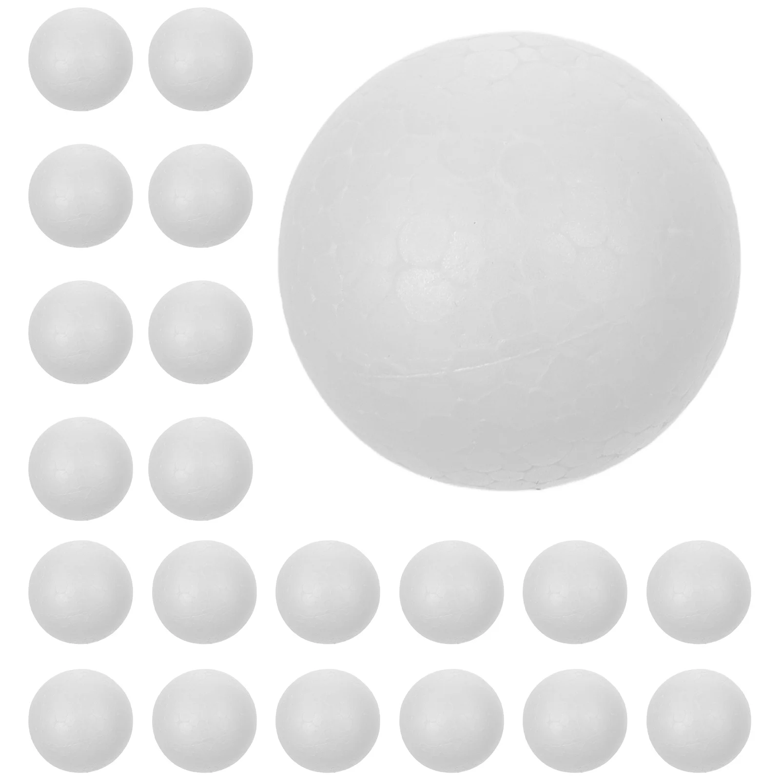 

120pcs 4Cm Christmas Foam Diy Craft Ornament For Holiday Decor Painting Activity Educational Art Project Ball