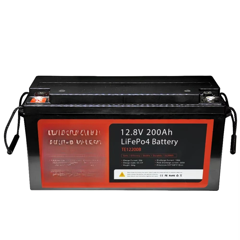 200A BMS PL DE Stock Bluetooth Solar Battery Pack 12V 24V 100Ah 300Ah Lithium Energy Storage Battery 24v 200ah Lifepo4 Battery