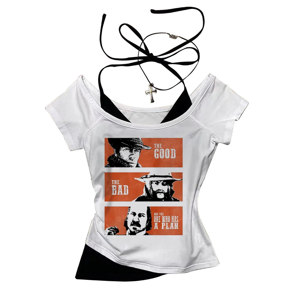 Camisetas Red Dead Redemption 2 para mujer, camiseta Vintage de hip hop para mujer, camiseta clásica Punk de anime, cómoda, a la moda, de cultura pop