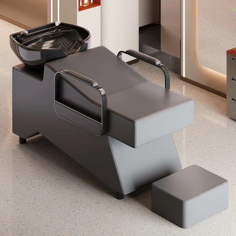 

Современное кресло для мытья волос класса люкс, профессиональное парикмахерское кресло, удобное кресло для салона красоты, мебель для салона