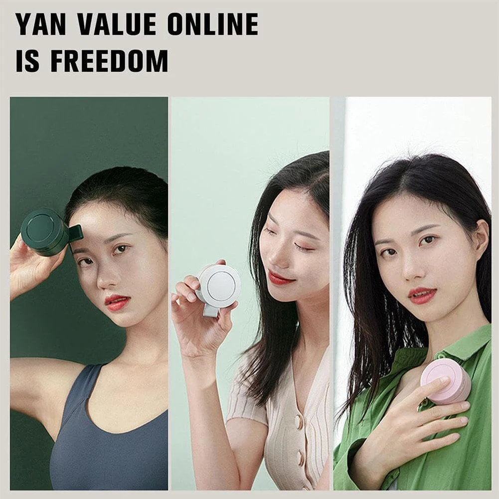 

Портативный безлопастной электрический вентилятор (1-3 шт.), 3 скорости, регулируемый, 5В, подвесной, для ношения на шее/поясе, подходит для улицы и дома