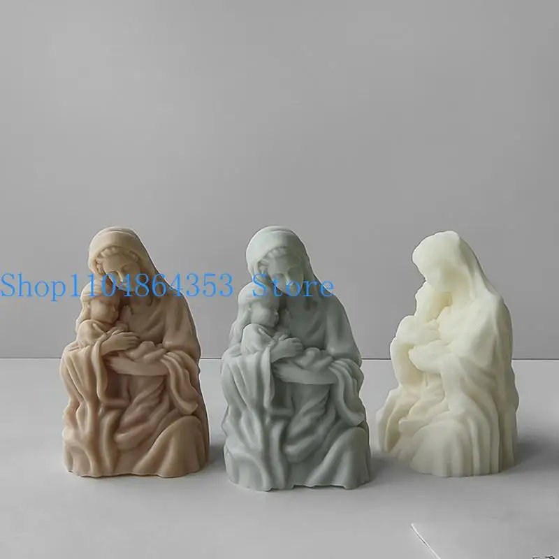 652F เด็กที่มีความยืดหยุ่นกับแม่พิมพ์เทียนแม่สะดวกแม่พิมพ์เทียนอโรมาสำหรับงานฝีมือการทำเครื่องประดับและให้ของขวัญ