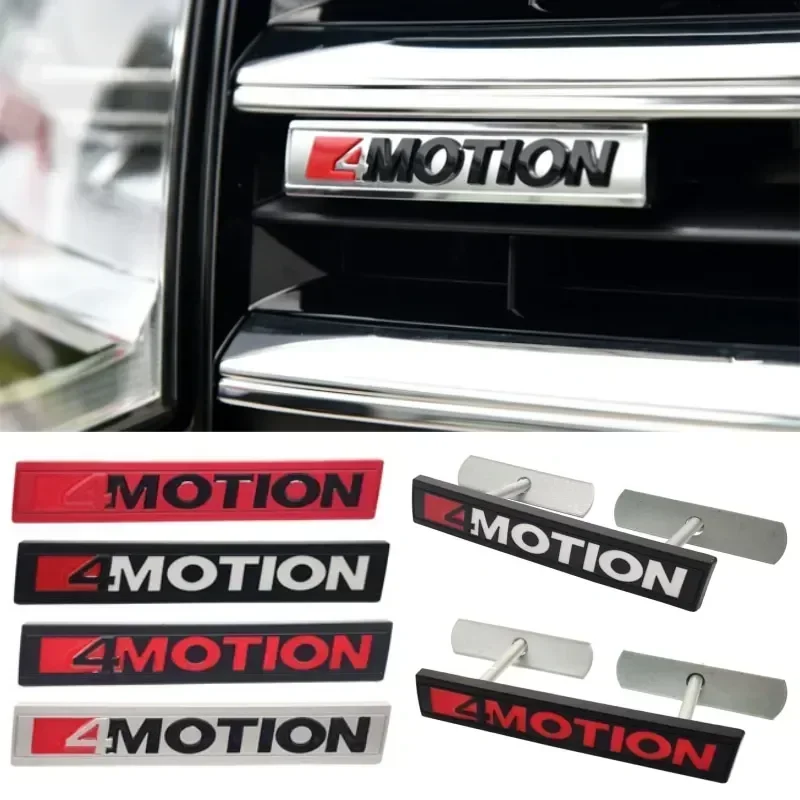 3D Metal Car Sticker for Volkswagen VW Polo Golf Tiguan Jetta 4MOTION 4motion Logo Badge Front Grille Emblem Side Rear Sticker