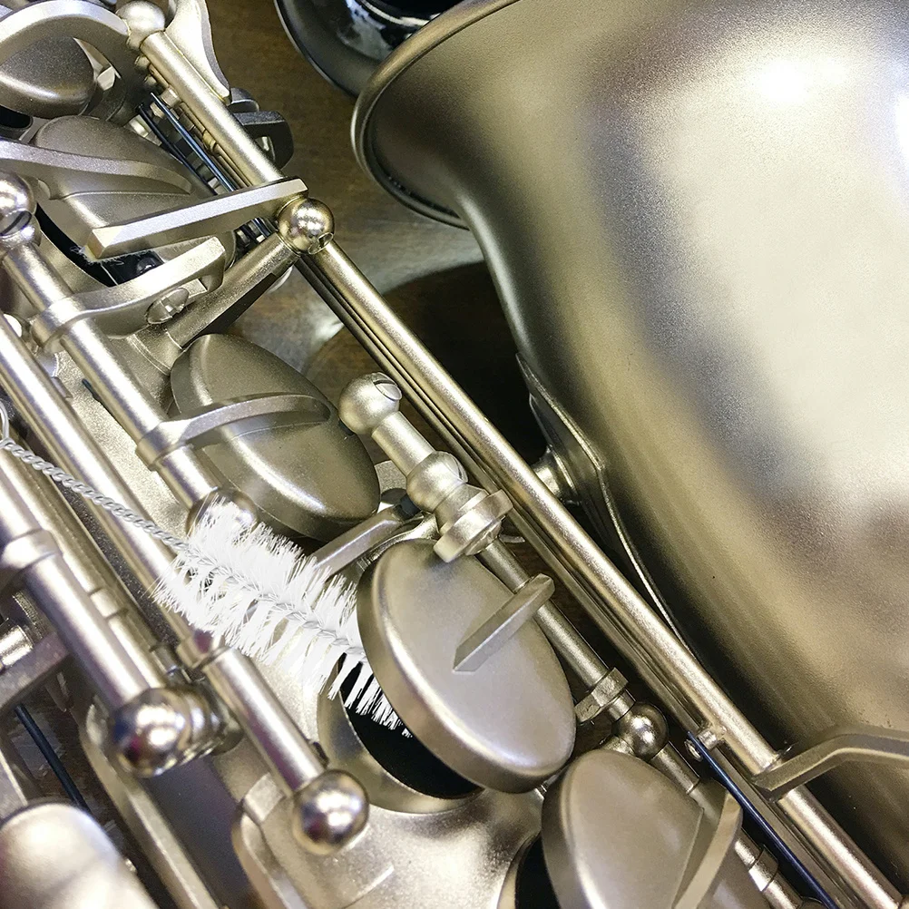 3 قطعة فرشاة تنظيف الفلوت العالمية متينة من الفولاذ المقاوم للصدأ آمنة لجميع الأدوات بدون خدوش أداة العناية بيكولو