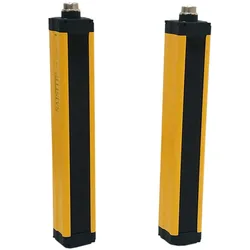Light Curtain Sensor Switch, Safety Light Grating Security Device, Protect Hand Infrared Sender Receiver,NPN,20mm, 6Beams,DC 24V