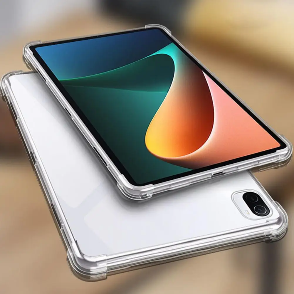 Etui TPU dla MiPad 5 Pro 11 Cal etui ochronne na Tablet cztery przezroczysty tył xiaomi Mi Pad 5 Mipad5 5Pro