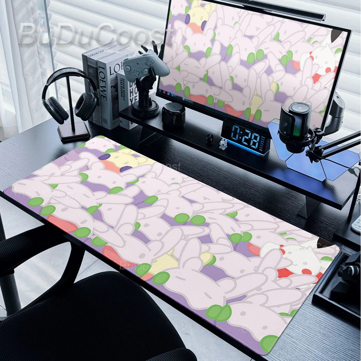 Anime Cute Goomy Desk Mat Pokemon Large Mouse Pad Gamer Keyboard Mouse Mat HD Priting Carpet PC Gaming Mousepad Desk Accessories