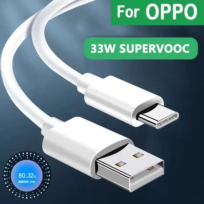 33W SuperVOOC Charge Cable USB Type C Charger For OPPO Pad Air A73